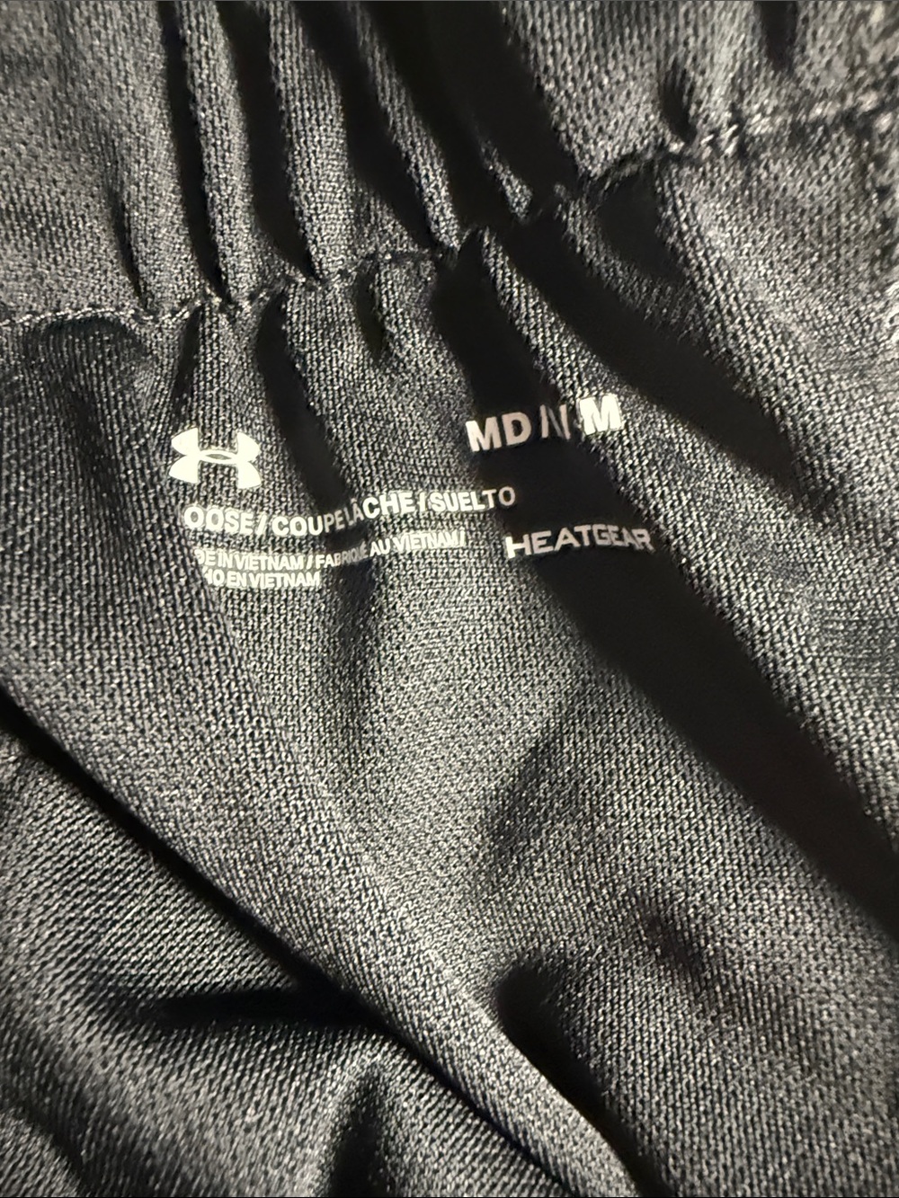 Under Armour Black Women's Athletic Shorts with Branded Waistband - Picture 7 of 7